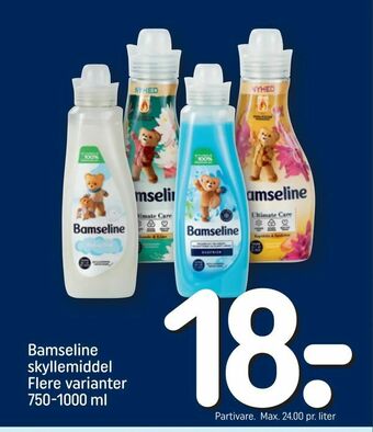 REMA 1000 Bamseline skyllemiddel tilbud