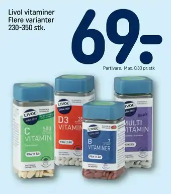 REMA 1000 Livol vitaminer tilbud