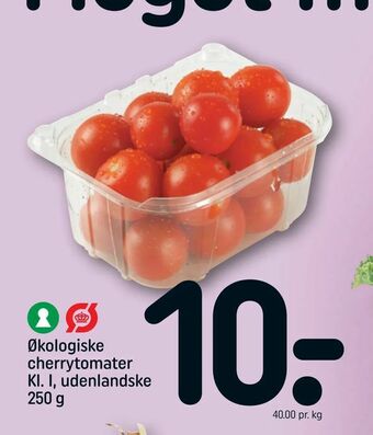 REMA 1000 Økologiske cherrytomater Kl. I, udenlandske tilbud
