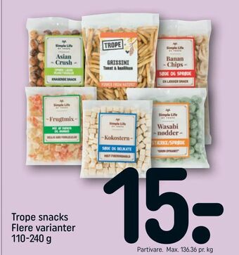 REMA 1000 Trope snacks tilbud
