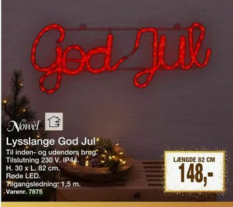 Harald Nyborg Lysslange God Jul tilbud