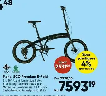 Bilka SCO Premium E-Fold tilbud