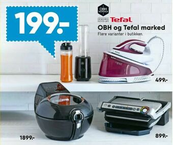 Bilka OBH og Tefal marked tilbud