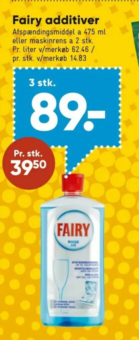 Bilka Fairy additiver tilbud