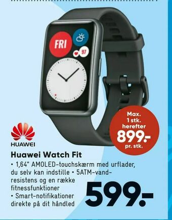 Bilka Huawei Watch Fit tilbud