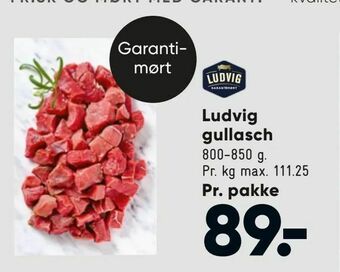 Bilka Ludvig gullasch tilbud