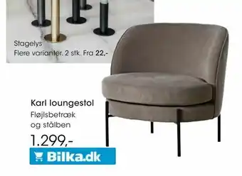 Bilka Karl loungestol tilbud