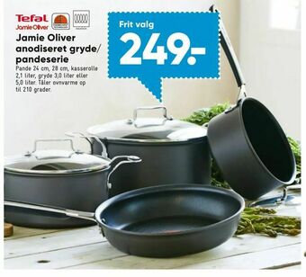 Bilka Jamie Oliver anodiseret gryde/ pandeserie tilbud