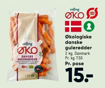Bilka Økologiske danske gulerødder tilbud