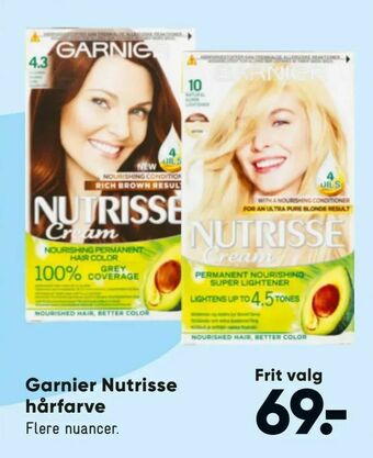 Bilka Garnier Nutrisse hårfarve tilbud