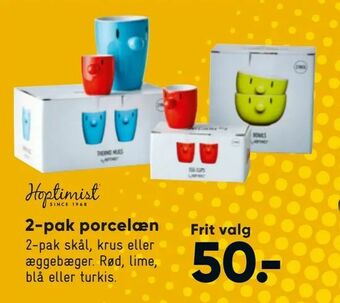 Bilka 2-pak porcelæn tilbud