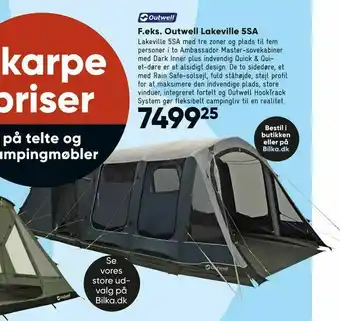 Bilka Outwell Lakeville 5SA tilbud