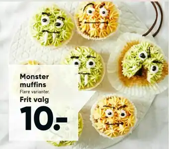 Bilka Monster muffins tilbud