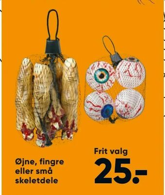 Bilka Øjne, fingre eller små skeletdele tilbud