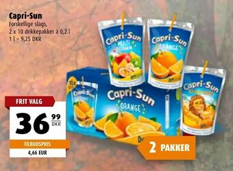 Scandinavian Park Capri-Sun tilbud