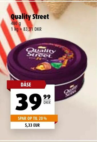 Scandinavian Park Quality Street tilbud