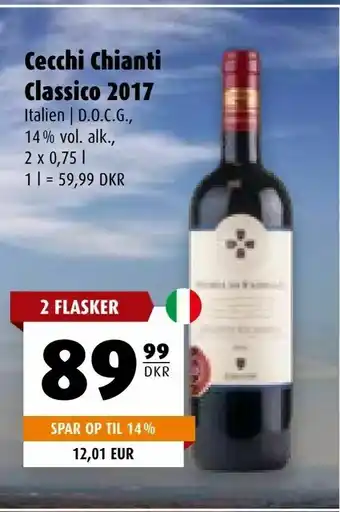 Scandinavian Park Cecchi Chianti Classico 2017 tilbud