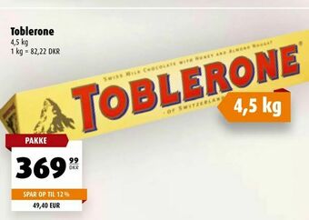 Scandinavian Park Toblerone tilbud