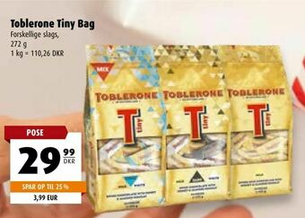 Scandinavian Park Toblerone Tiny Bag tilbud