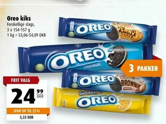 Scandinavian Park Oreo kiks tilbud