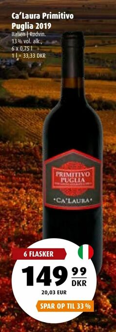 Ca'Laura Primitivo Puglia 2019