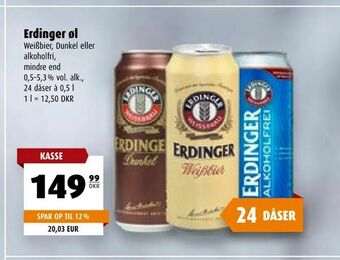 Scandinavian Park Erdinger øl tilbud
