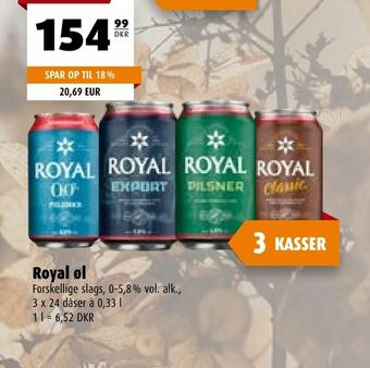 Scandinavian Park Royal øl tilbud