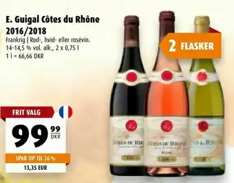 Scandinavian Park E. Guigal Côtes du Rhône 2016/2018 tilbud