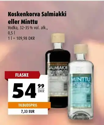 Scandinavian Park Koskenkorva Salmiakki eller Minttu tilbud