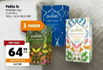 Scandinavian Park Pukka Te tilbud