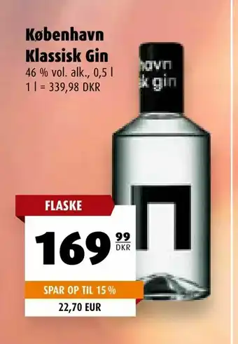 Scandinavian Park København Klassisk Gin tilbud