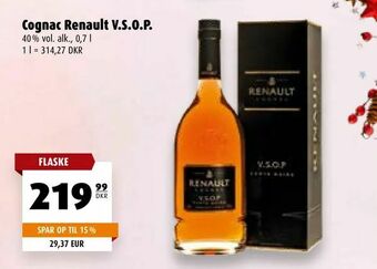 Scandinavian Park Cognac Renault V.S.O.P tilbud