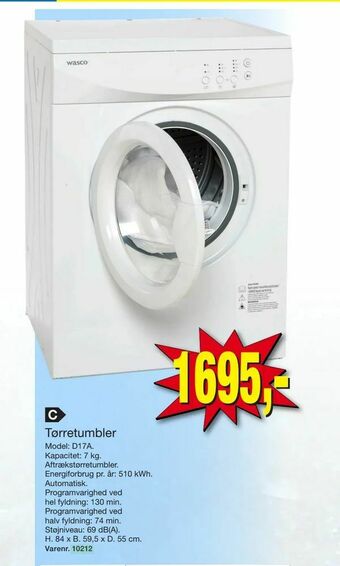 Harald Nyborg Tørretumbler tilbud