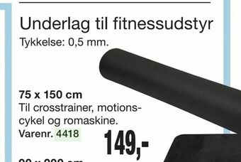 Harald Nyborg Underlag til fitnessudstyr tilbud