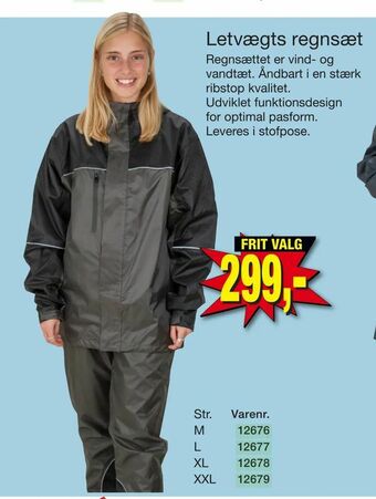 Harald Nyborg Letvægts regnsæt tilbud