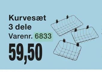 Harald Nyborg Kurvesæt 3 dele tilbud