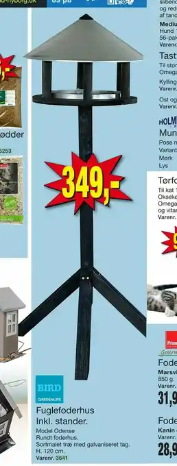 Harald Nyborg Fuglefoderhus Inkl. stander tilbud