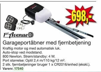 Harald Nyborg Garageportåbner med fjernbetjening tilbud