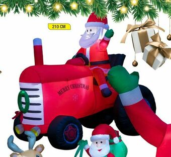 Harald Nyborg Julemand på traktor tilbud