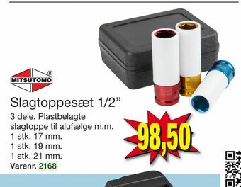 Slagtoppesæt 1/2"