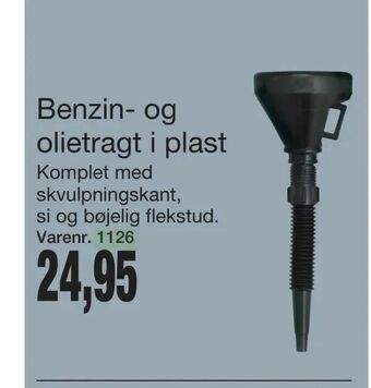 Harald Nyborg Benzin- og olietragt i plast tilbud