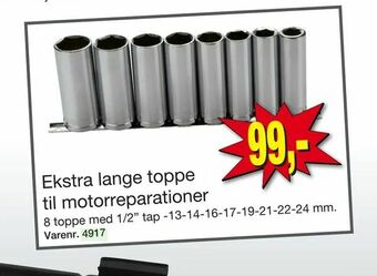 Harald Nyborg Ekstra lange toppe til motorreparationer tilbud