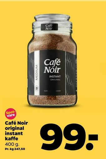 Netto Café Noir original instant kaffe tilbud