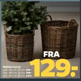 Netto Rattan kurve tilbud