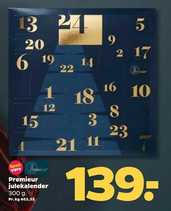 Netto Premieur julekalender tilbud