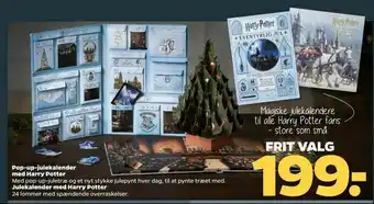 Netto Pop-up-julekalender med Harry Potter tilbud