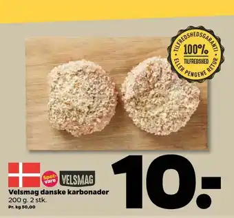 Velsmag danske karbonader