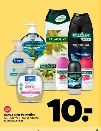 Netto Sanex eller Palmolive tilbud