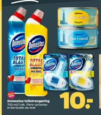 Netto Domestos toiletrengøring tilbud