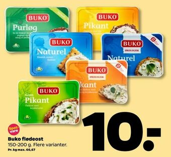 Netto Buko flødeost tilbud